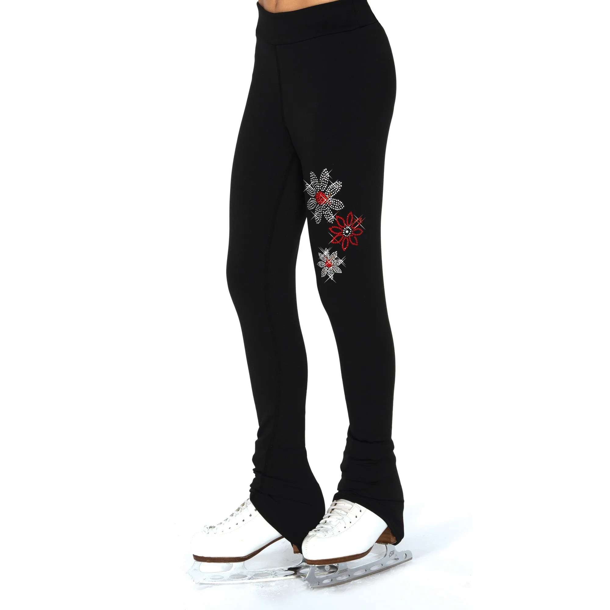 S113 Crystal Snow Daisy Leggings