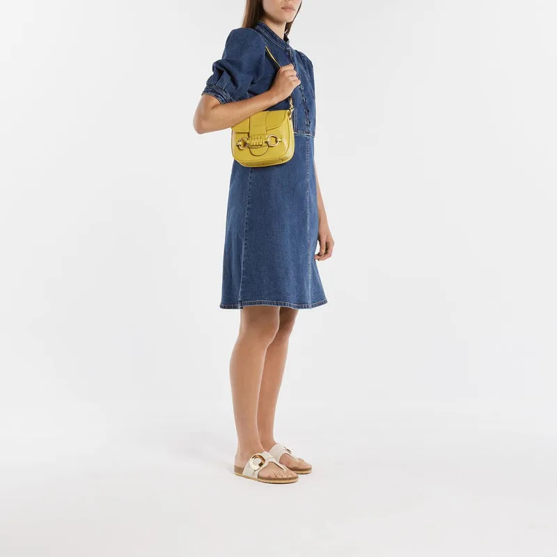 Saddie Hobo Bag - See By Chloe -  Retro Yellow - Leather