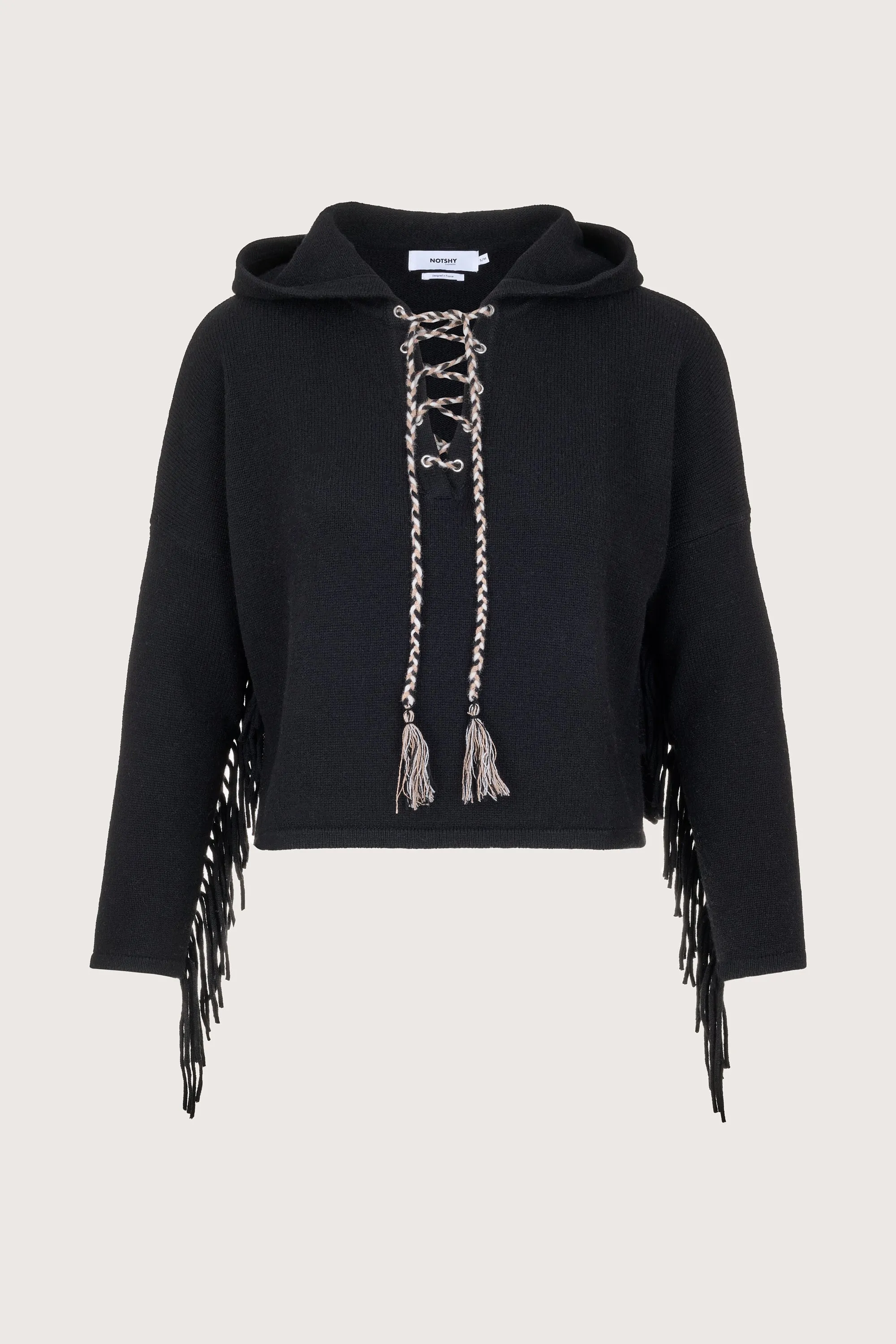 Sahari Cropped Jumper Black