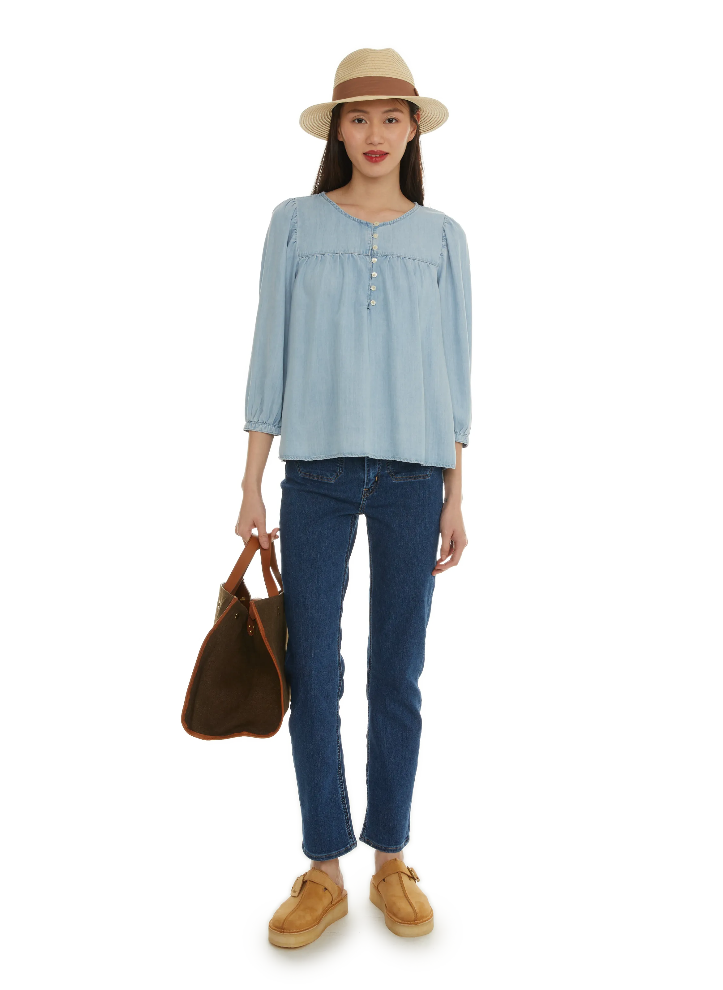 Saison 1865  Paper hat - Beige