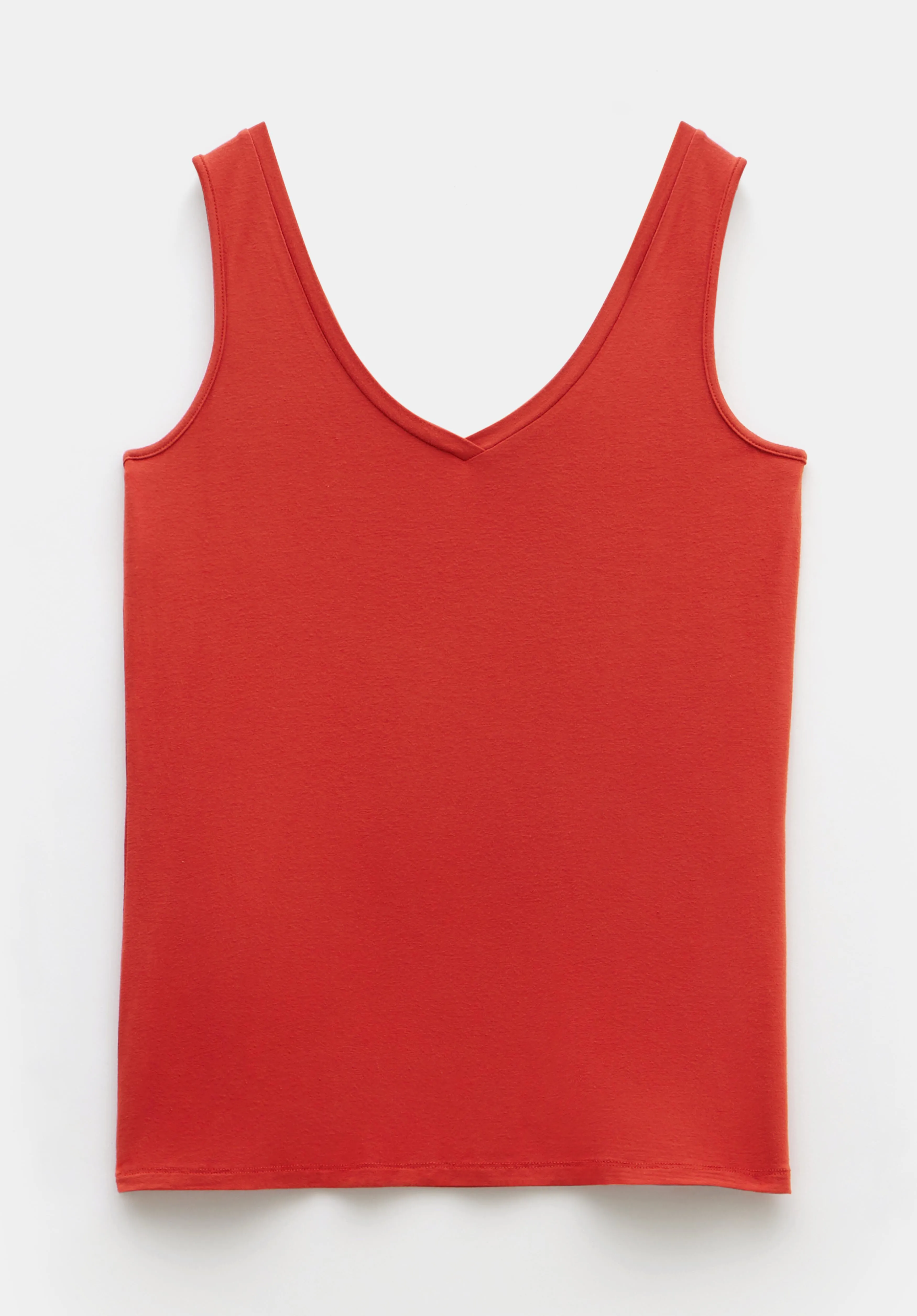 Sally V-Neck Jersey Vest Top