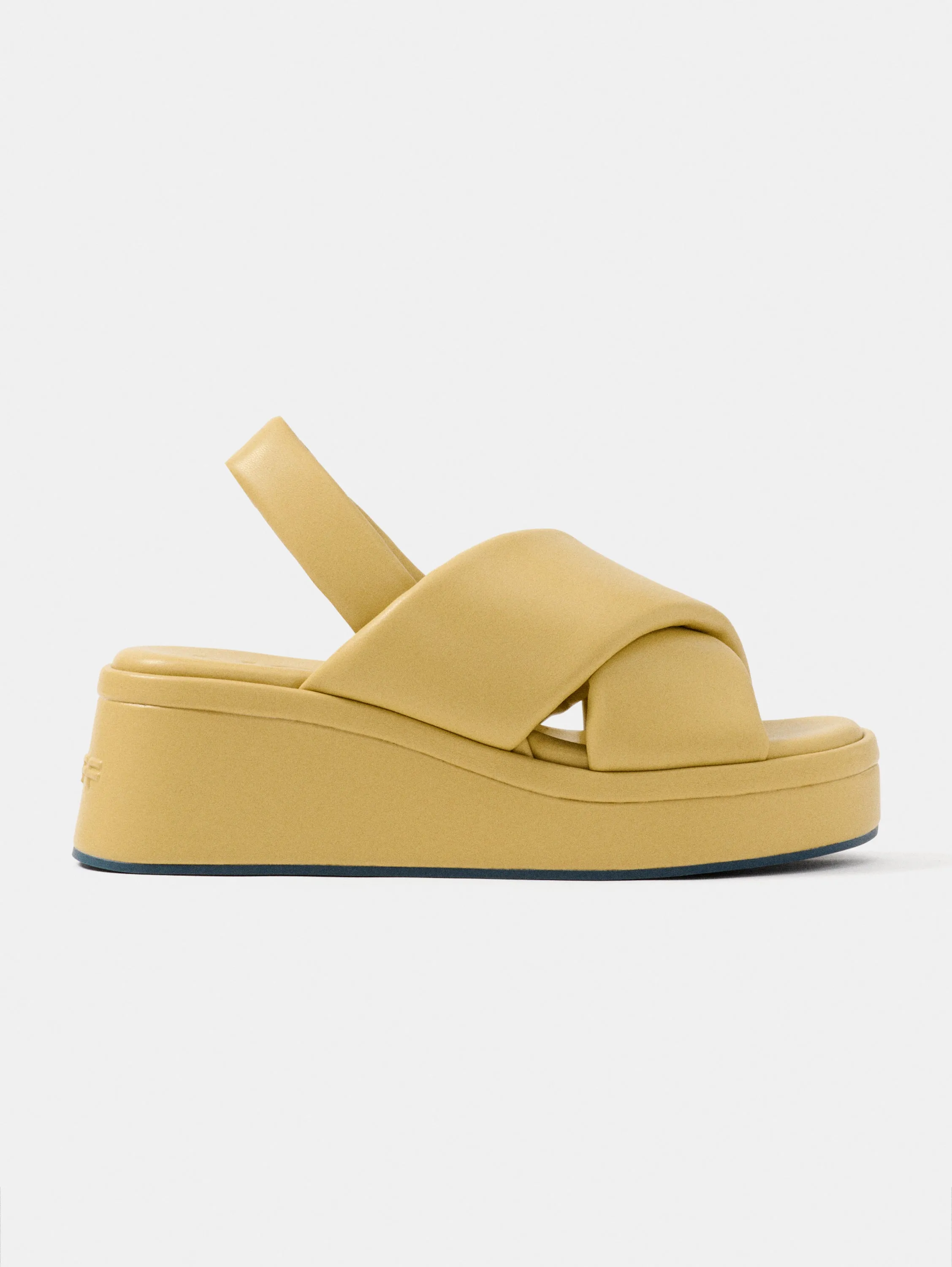 SANDALS WEDGE MAHON YELLOW