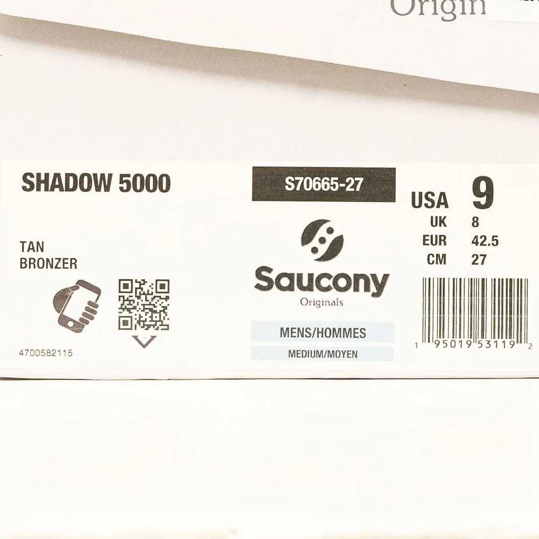 Saucony Men Shadow 5000 (tan)
