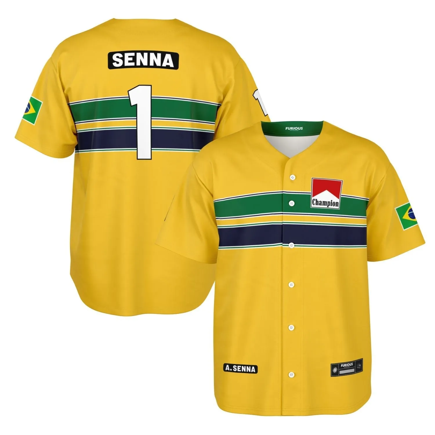 Senna - Nacional Helmet Jersey (Clearance)