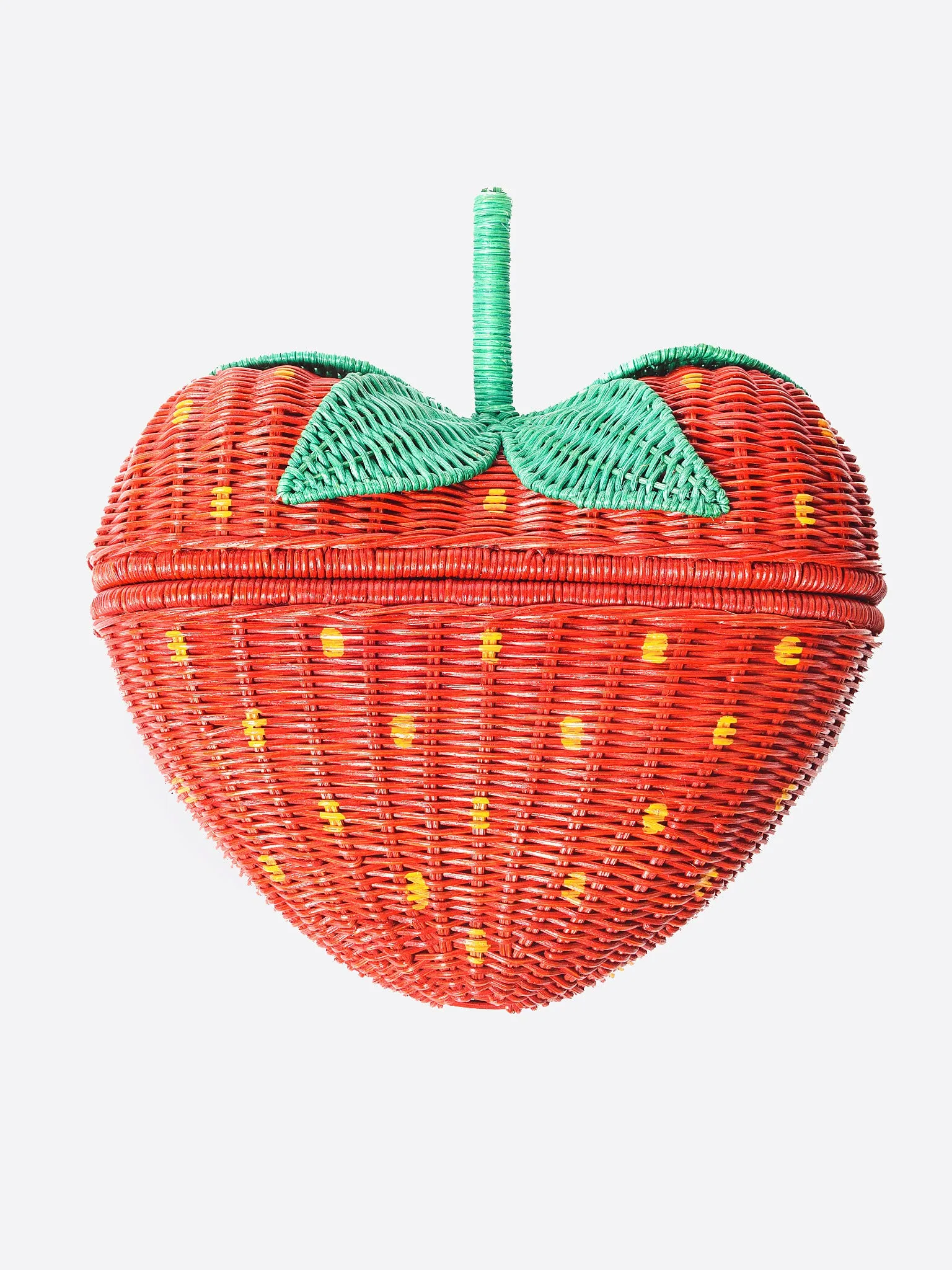    SERPUI MARIE  Wicker Strawberry Bag    