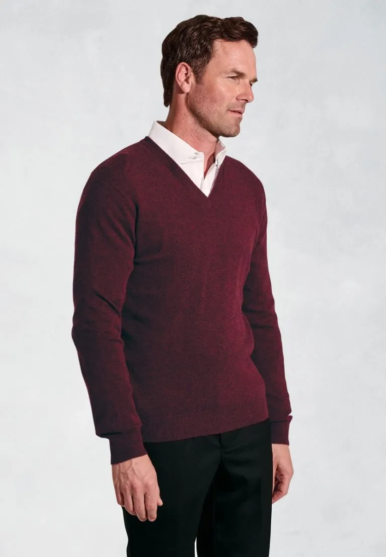 Shiraz Cashmere V-Neck Jumper