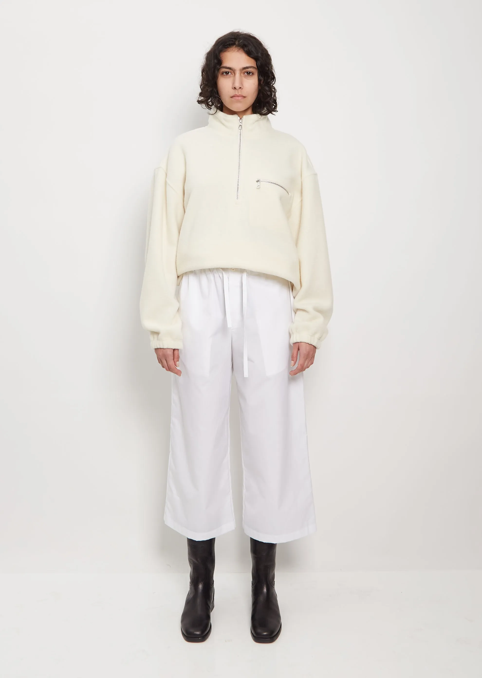 Short Pyama Trouser — White