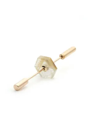 Short Spear Rutile Earring