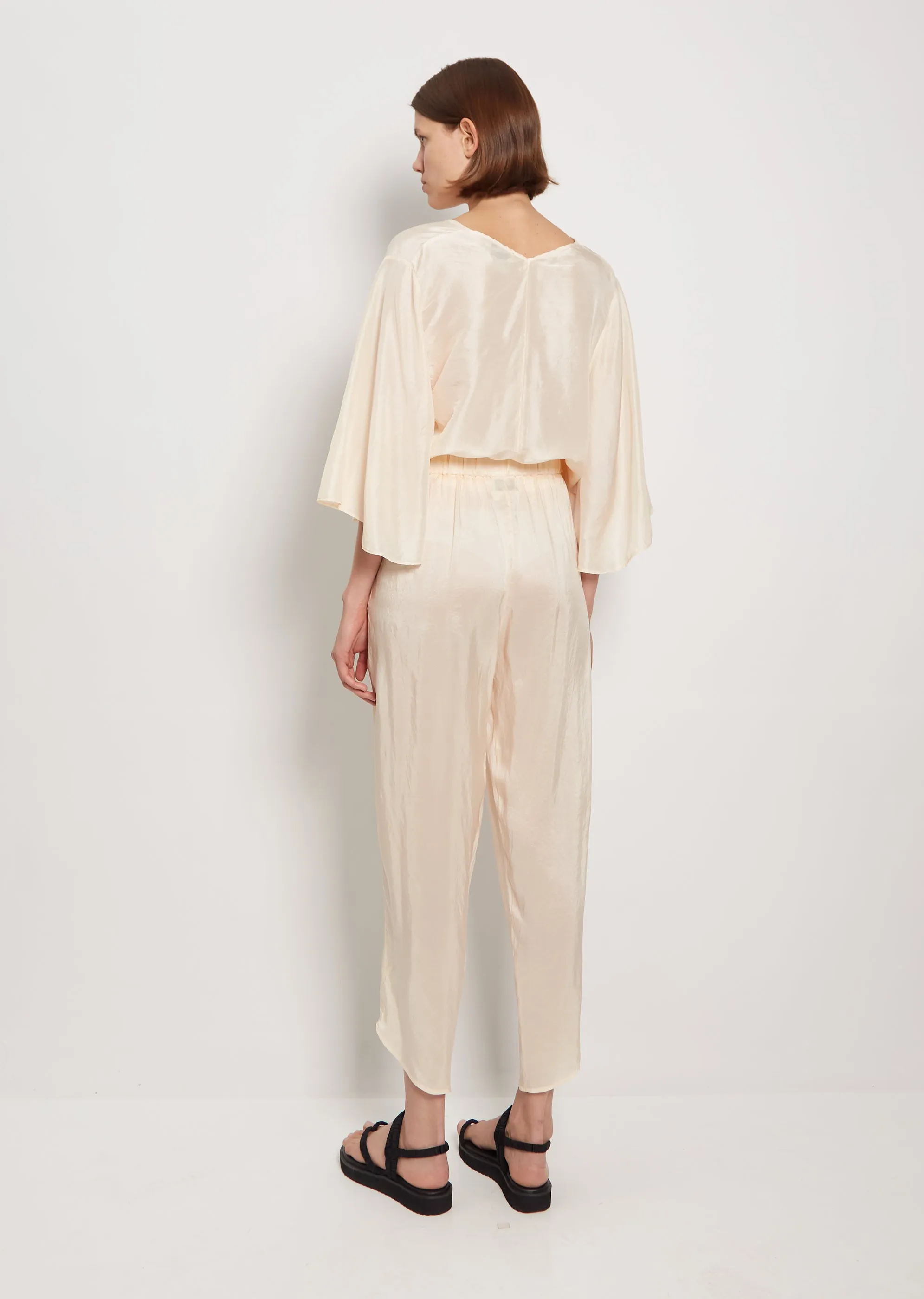 Silk Habotai Trousers