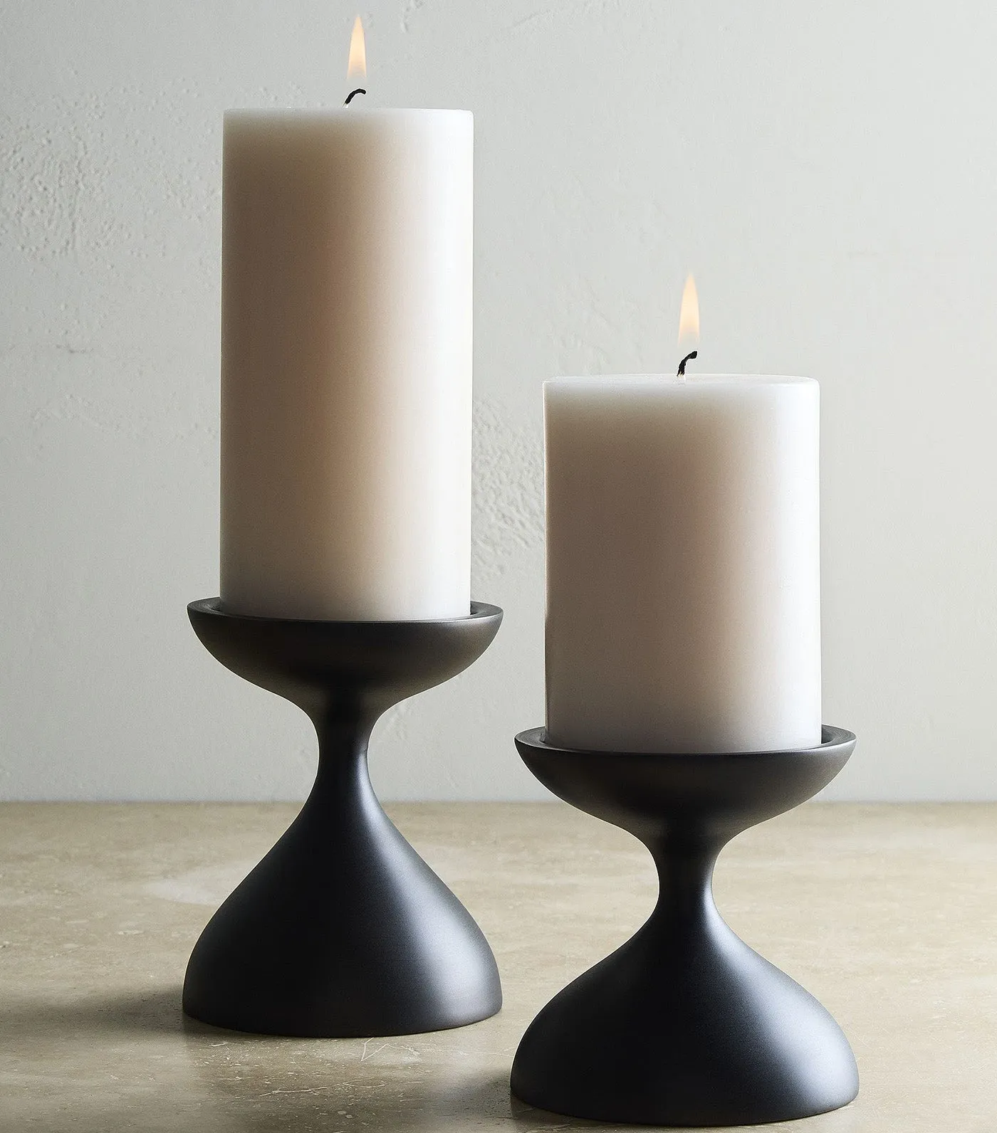 Simple Pillar Candles Ivory