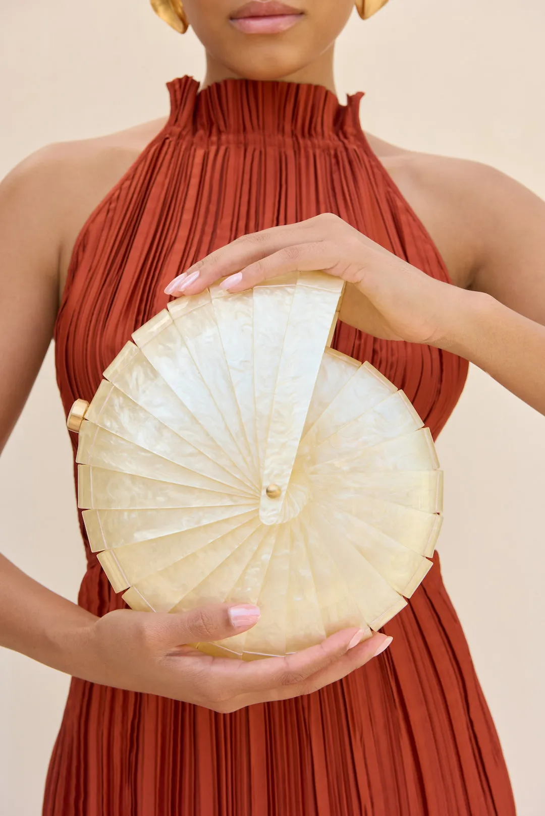 SIRENA CLUTCH - IVORY