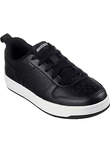 Skechers Boys Black Smooth Street Genzo Trainers