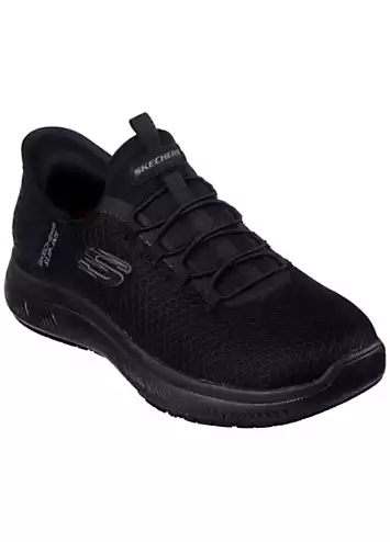 Skechers Ladies Black Summits SR Slip-ins Enslee Trainers | Grattan