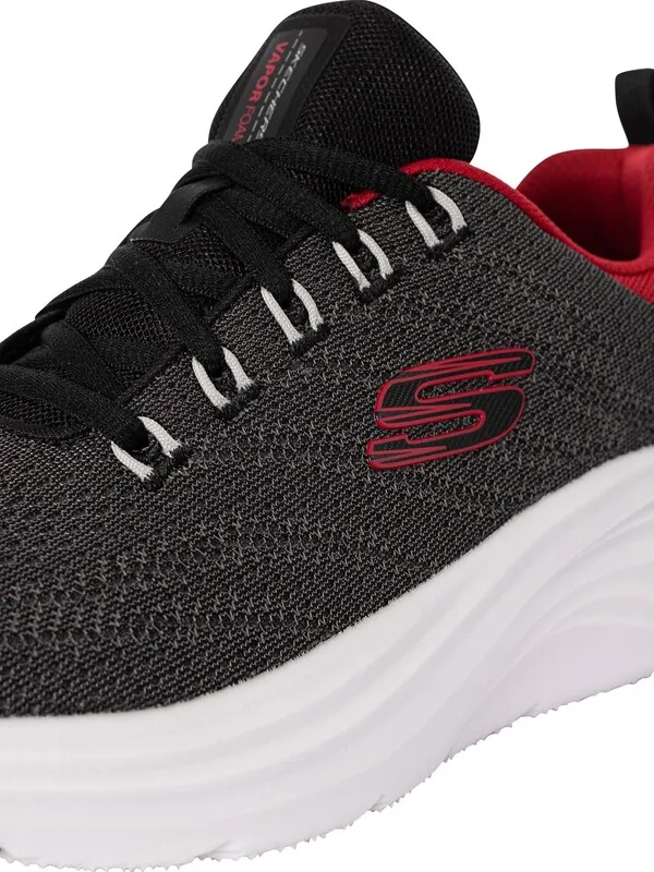 Skechers Vapor Foam Trainers - Black/Red