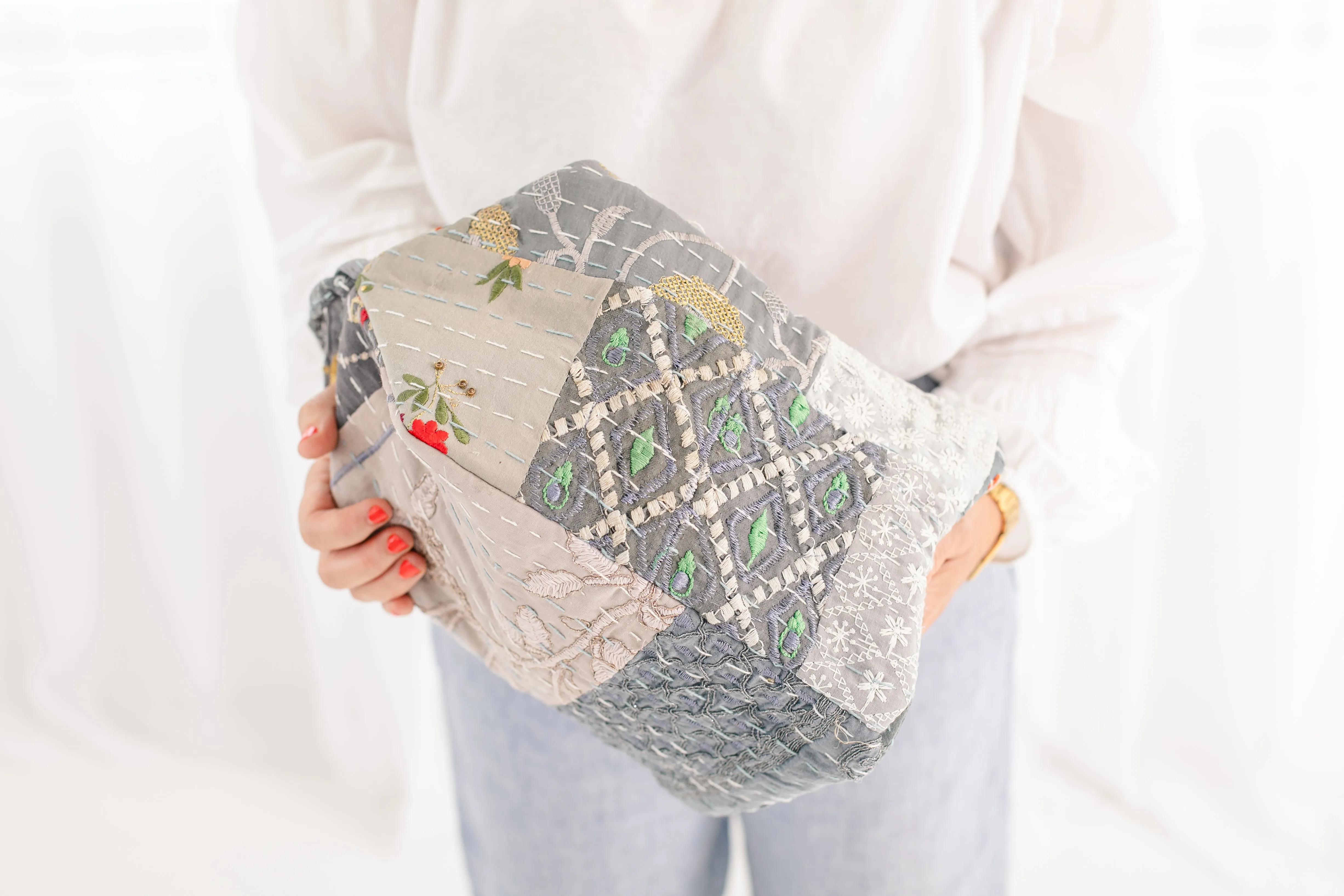 Sky Kantha Travel Bag