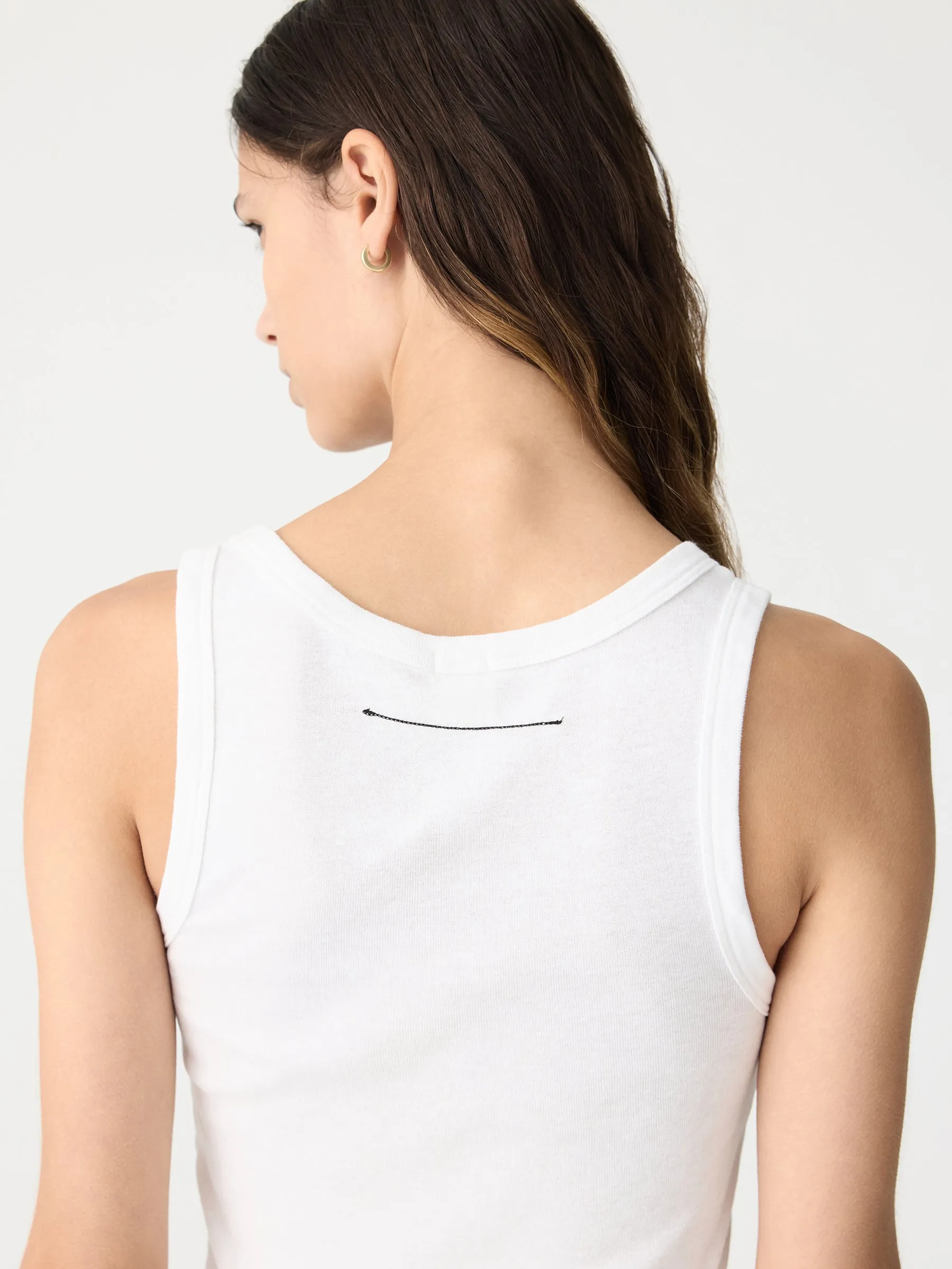 slim superfine rib tank II