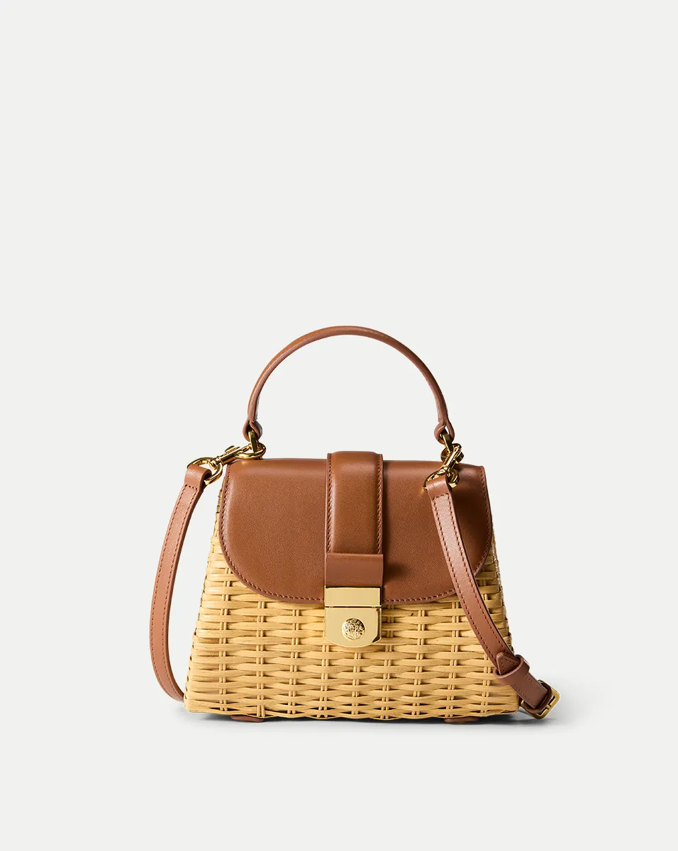 Small Wicker Avenue Bag