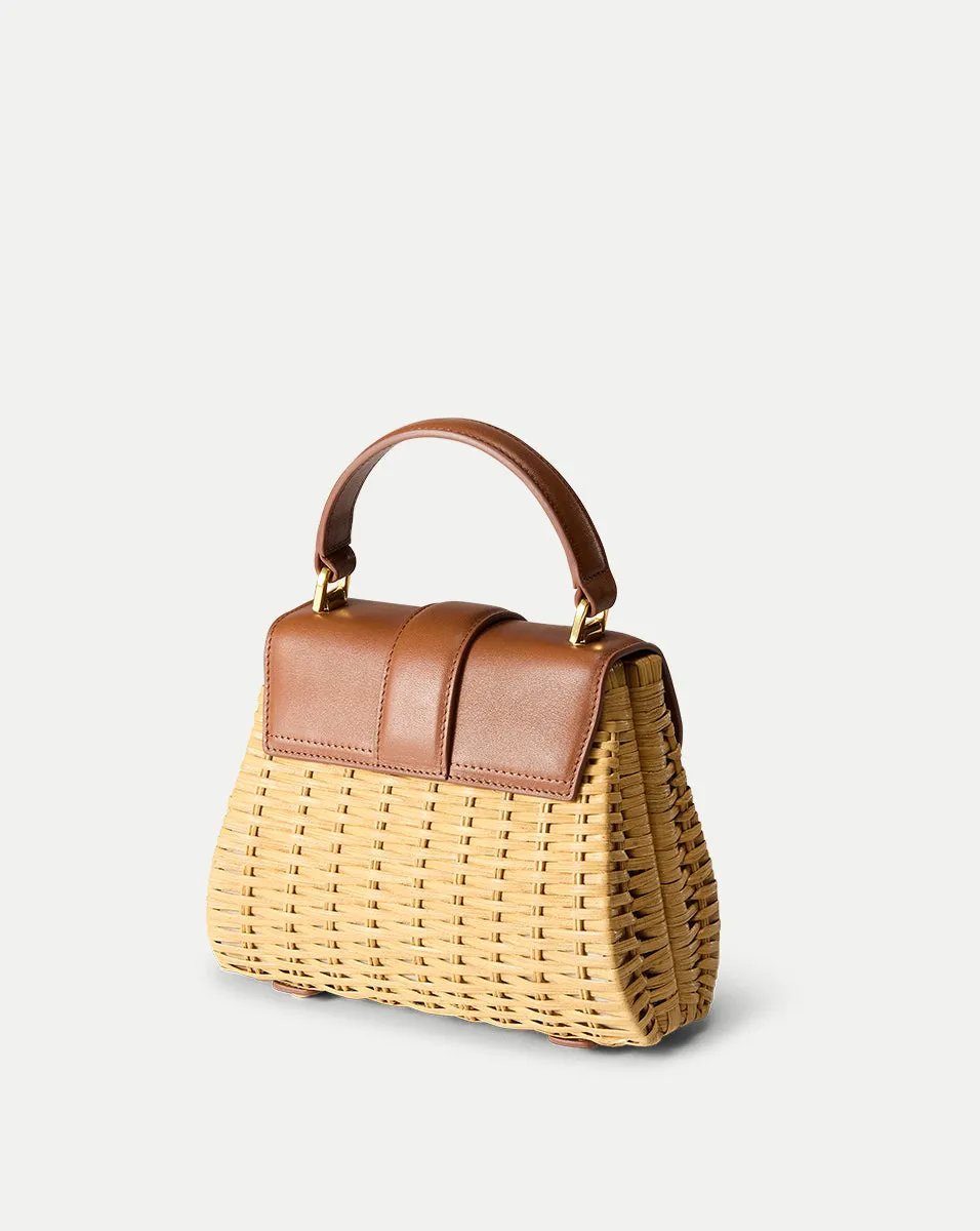 Small Wicker Avenue Bag