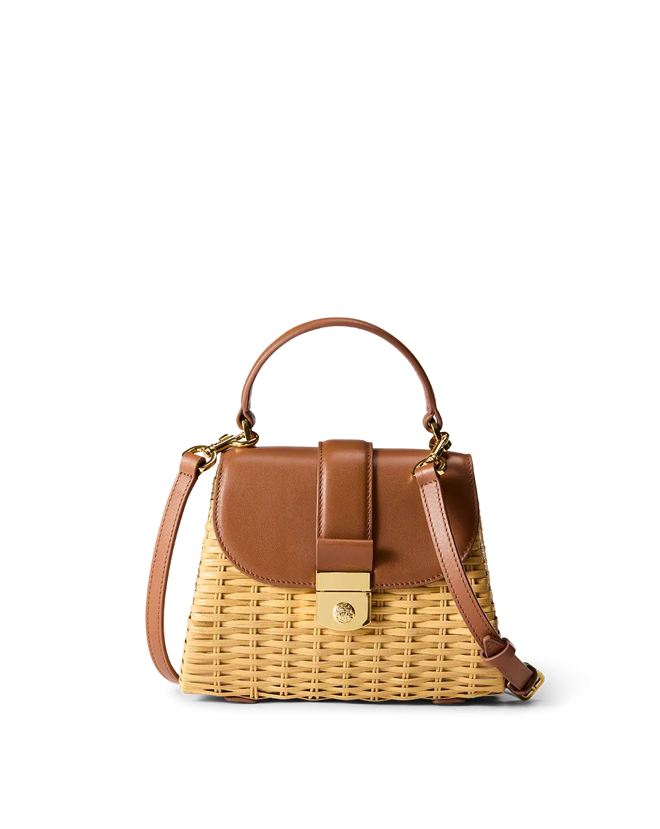 Small Wicker Avenue Bag