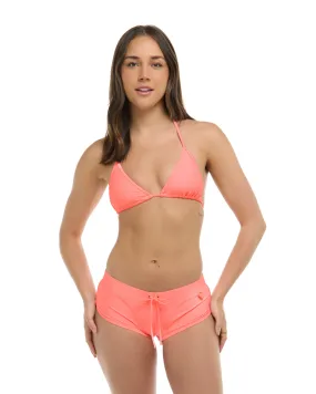 Smoothies Dita Triangle Bikini Top - Coral