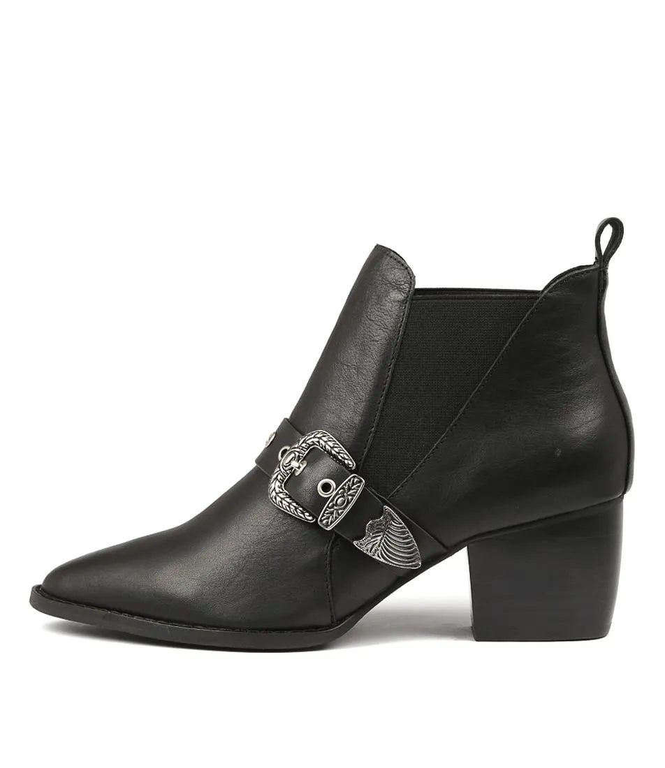 SOL SANA Paddy Boot Black Leather