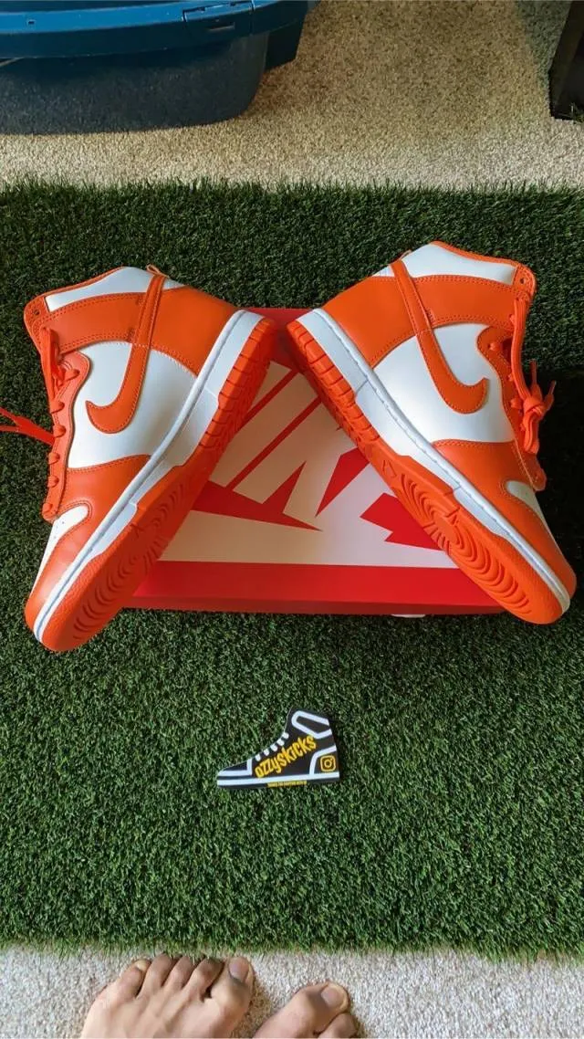 *sold*nike dunk high syracuse