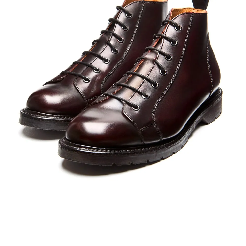 Solovair Burgundy Monkey Boot