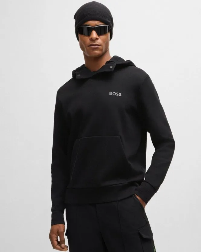 Soody Mirror Mens Cotton Blend Hoodie with Mirror-Effect Logo