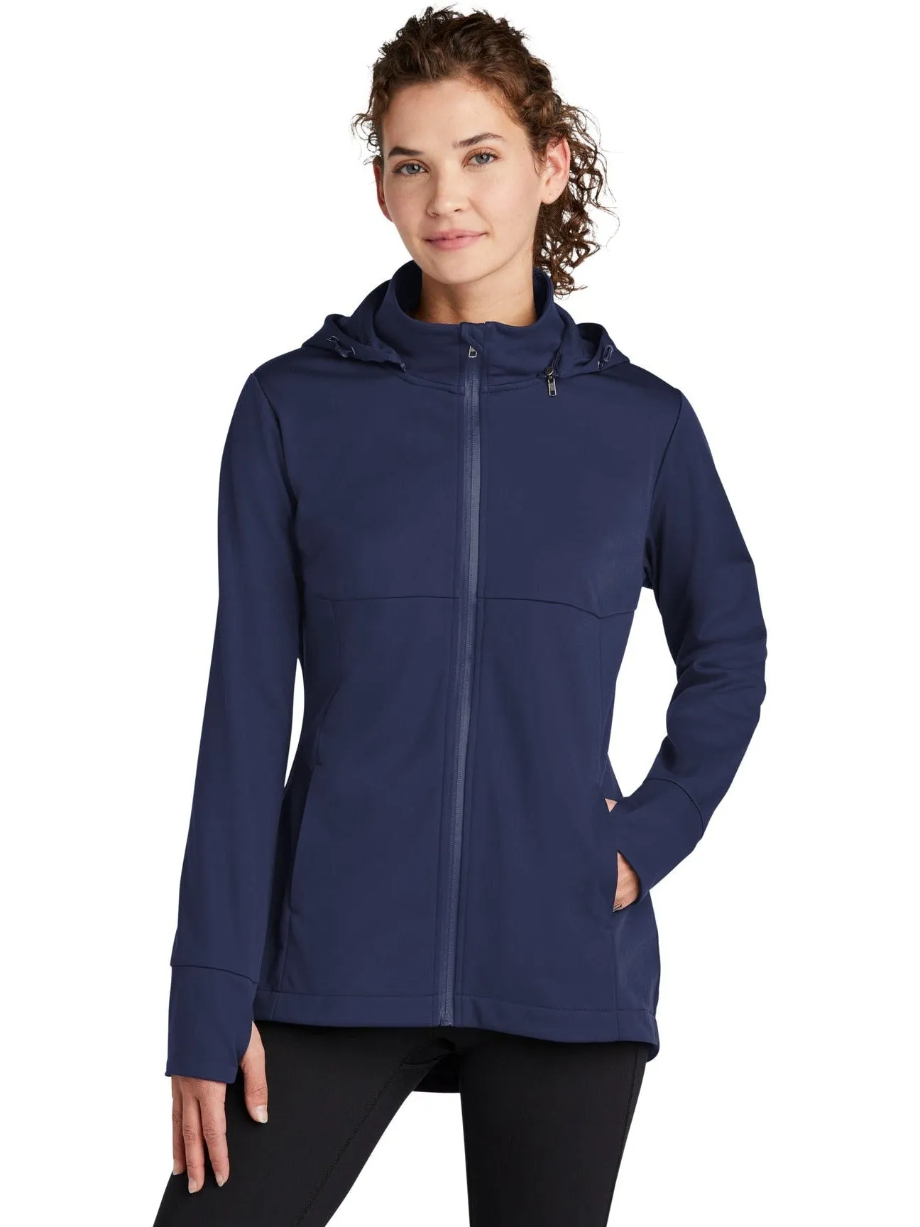 Sport-Tek Ladies Hooded Soft Shell Jacket