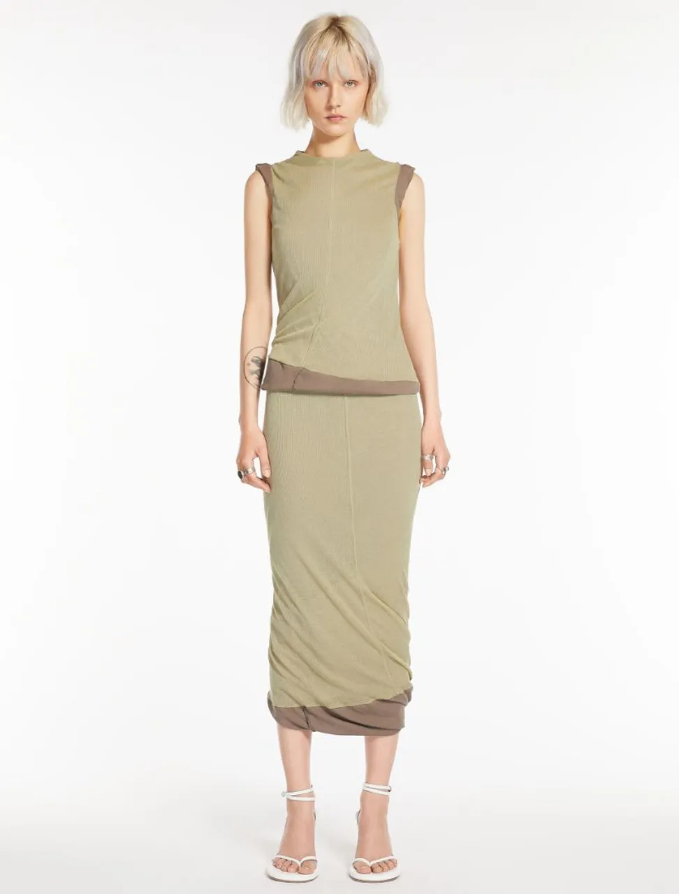 SPORTMAX Reversible skirt -                         -                     -                