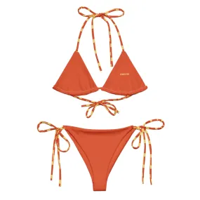 Sqdltd SP24 recycled string bikini Orangeade