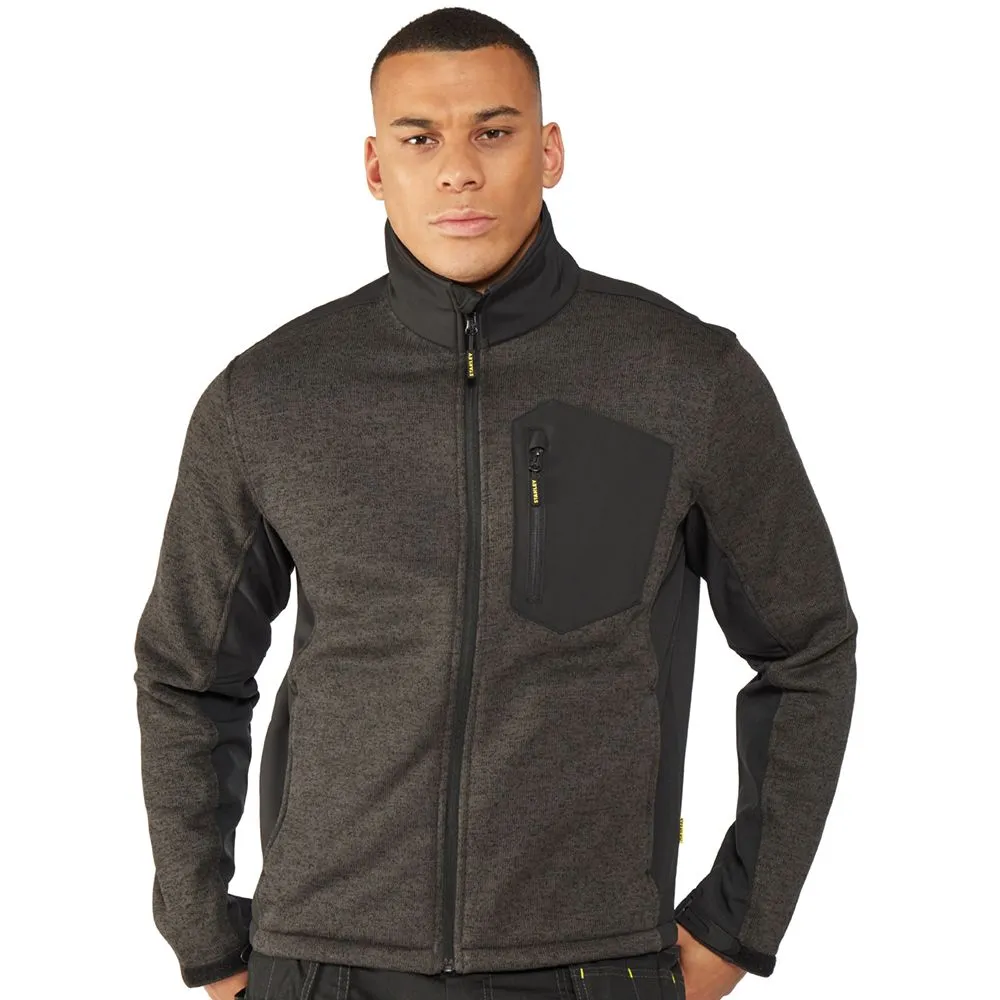 Stanley Mens Brady Zip Up Knitted Fleece Jacket