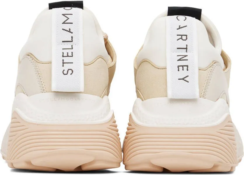 Stella McCartney Beige & White Eclypse Sneakers