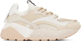 Stella McCartney Beige & White Eclypse Sneakers