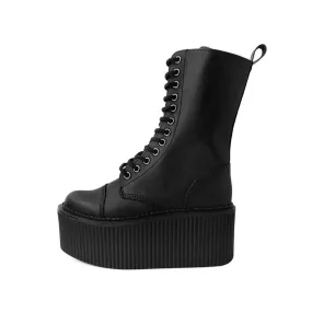 Strato 12 Eye Boot Black Vegan Leather