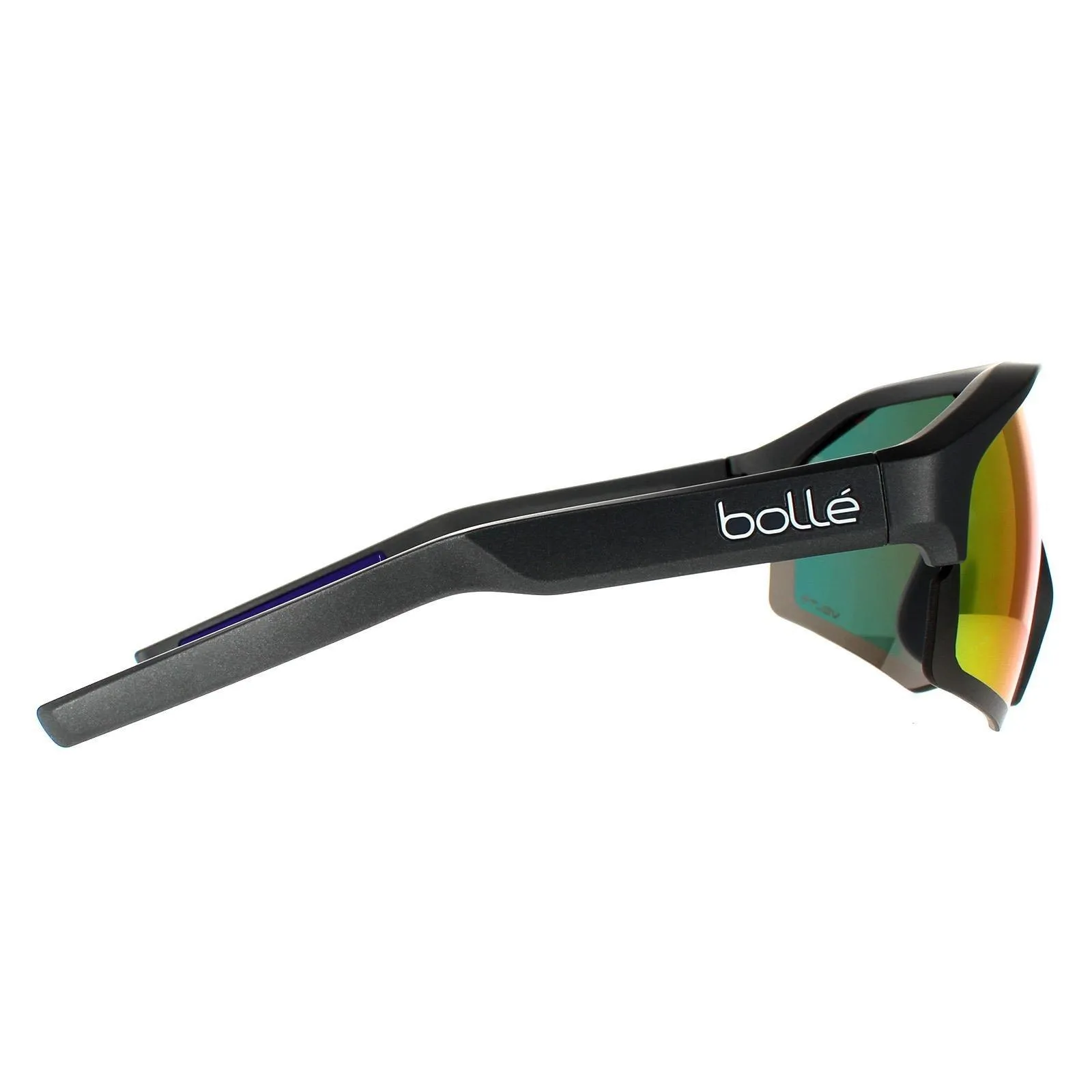 Sunglasses | Shield Semi Matte Black Grey Green S8103V Sunglasses | Police