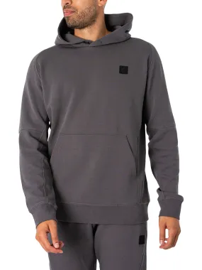 Superdry Code Tech Relaxed Pullover Hoodie - Dark Slate Grey