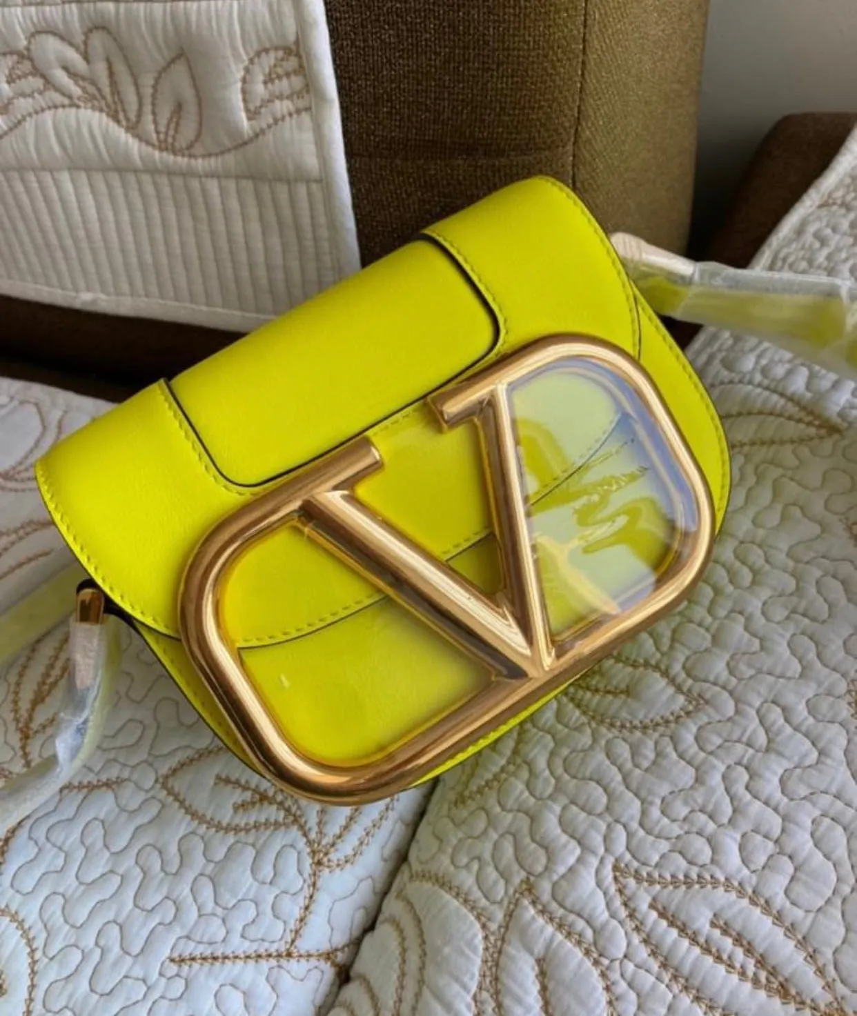 Supervee Leather Saddle Bag