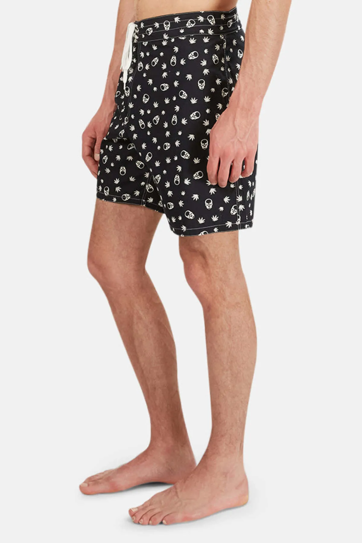 Surfer Short - Black/White