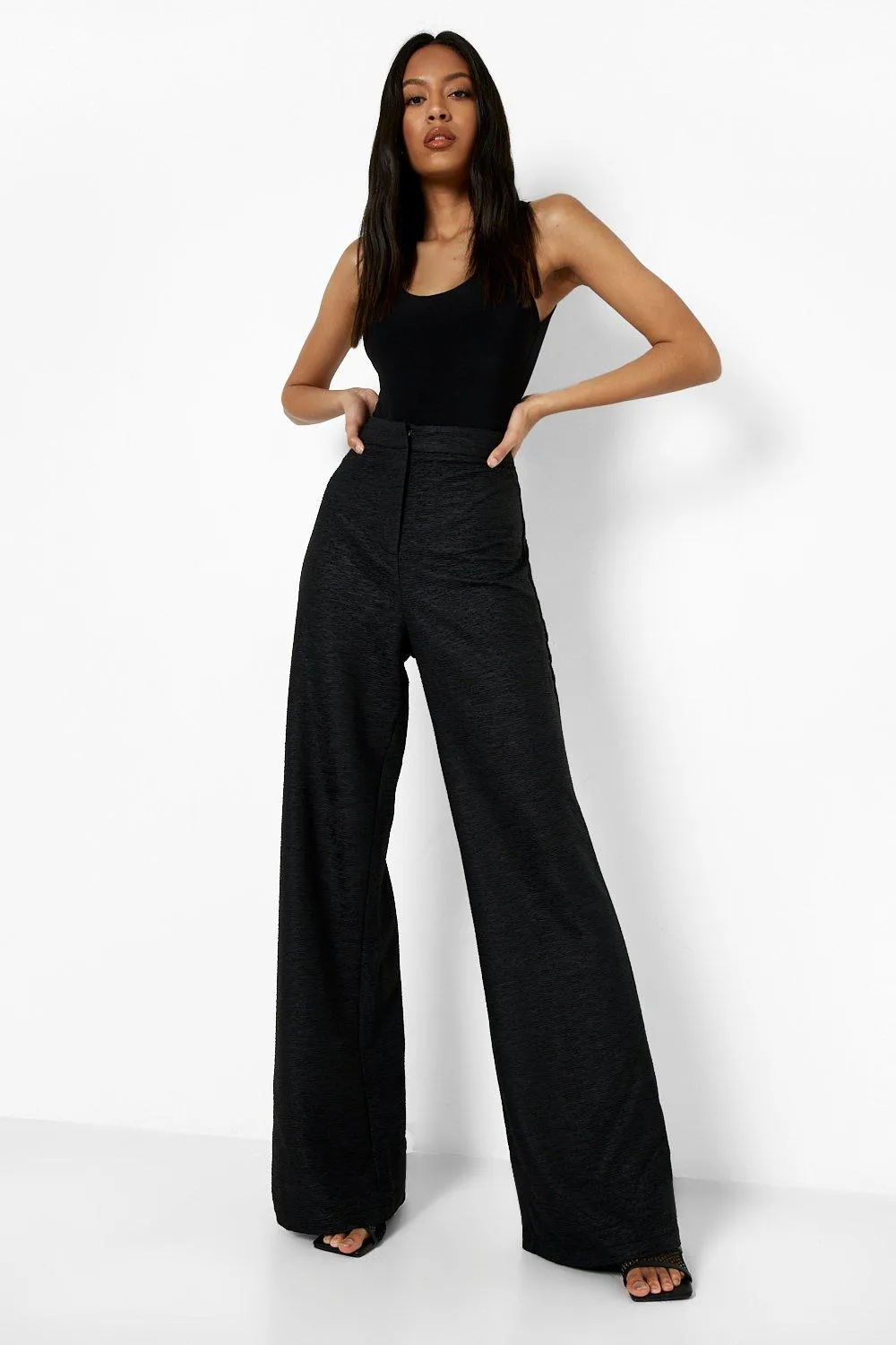 Tall Crinkle Straight Leg Pants