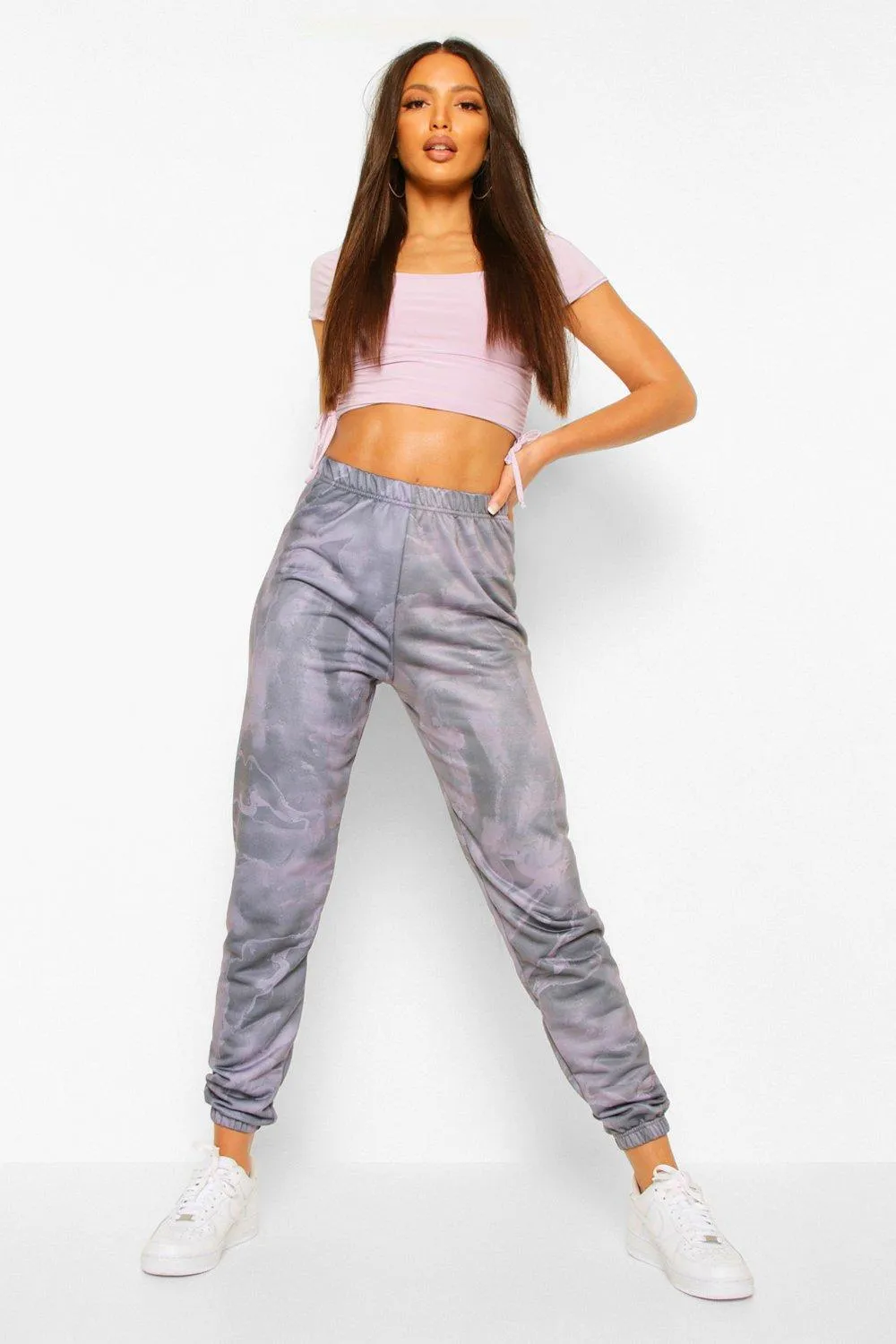 Tall Marble Print Joggers