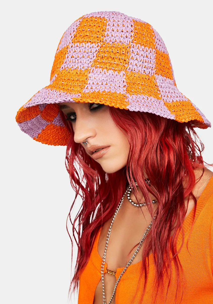 Tangerine Laid Back Bucket Hat-