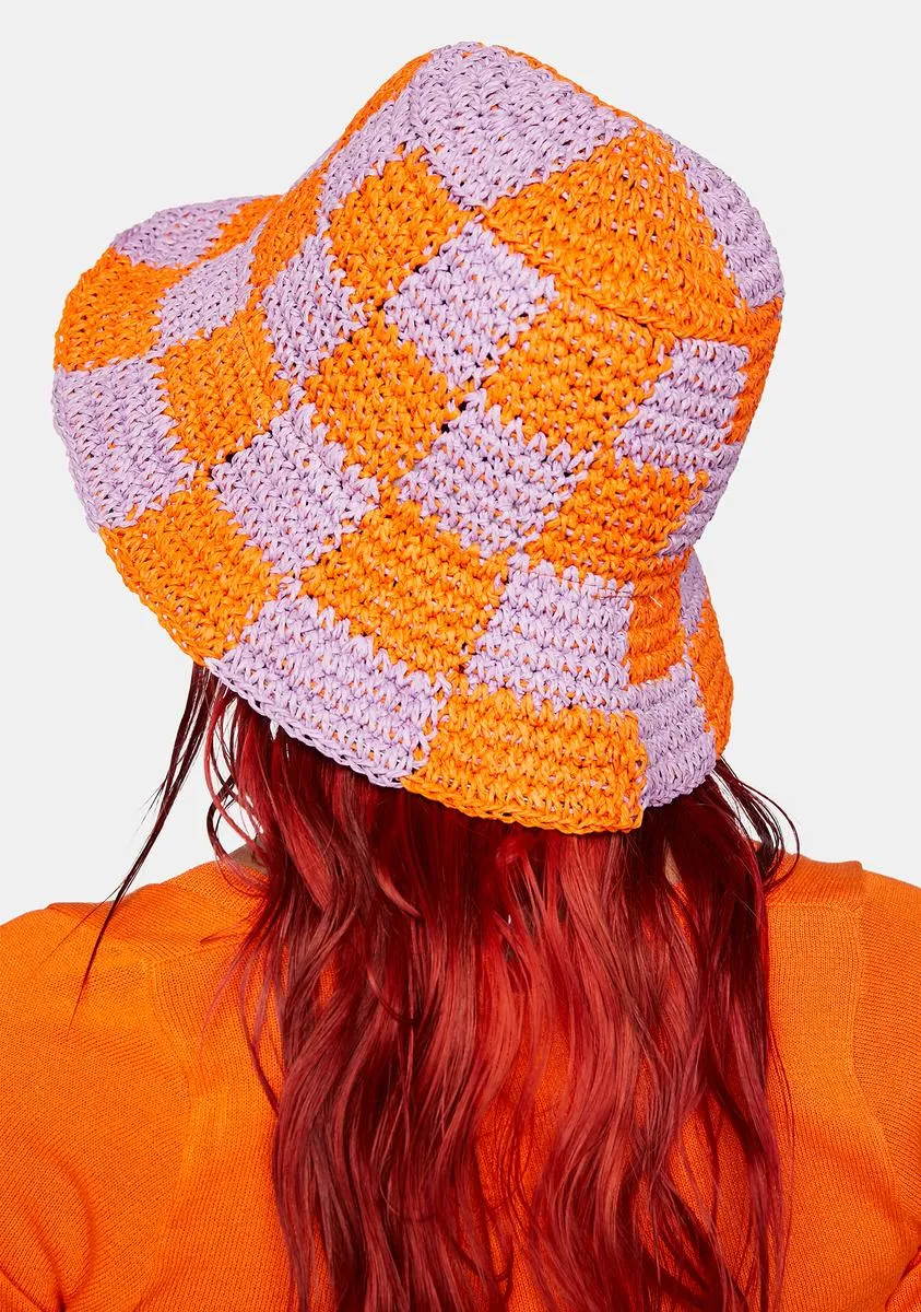 Tangerine Laid Back Bucket Hat-