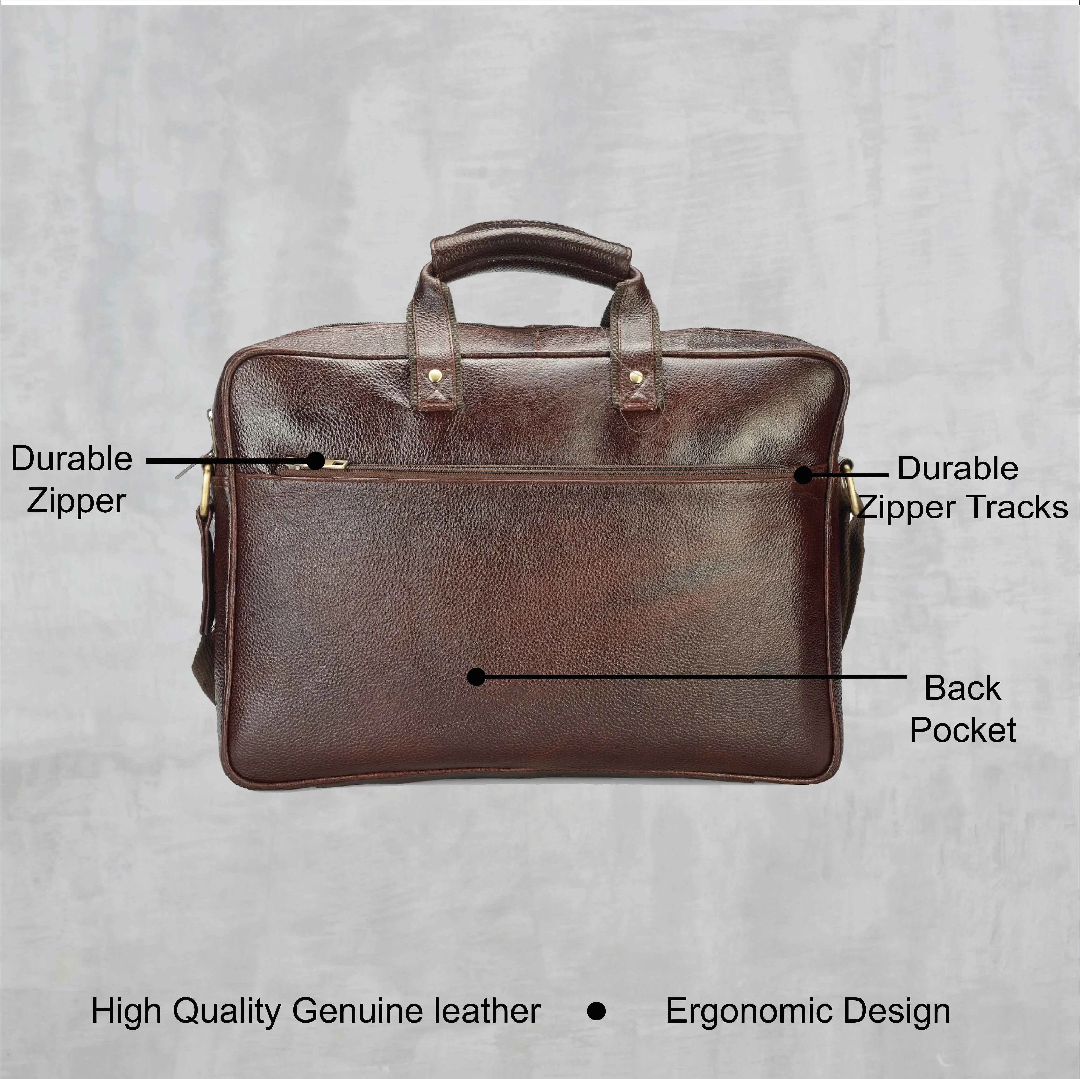 Teakwood Genuine Leather Laptop bag