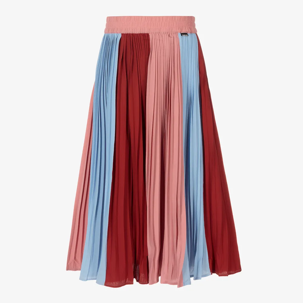 Teen Colourblock Pleated Skirt