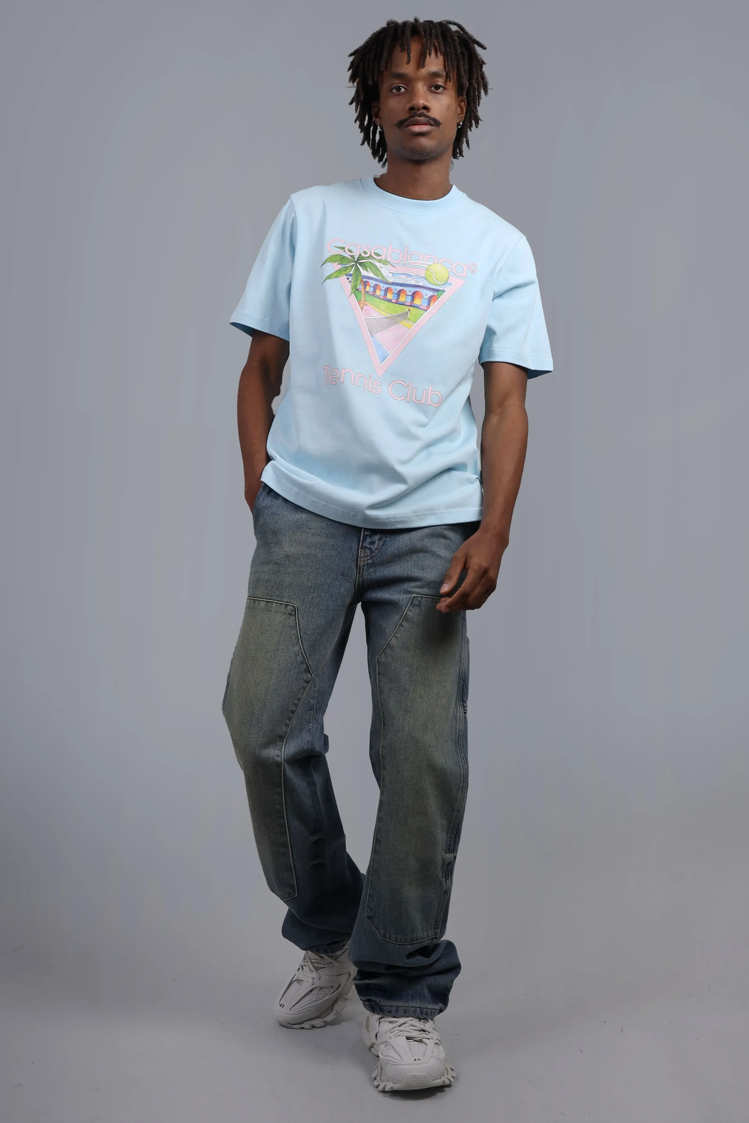 Tennis Club Icon Light Blue