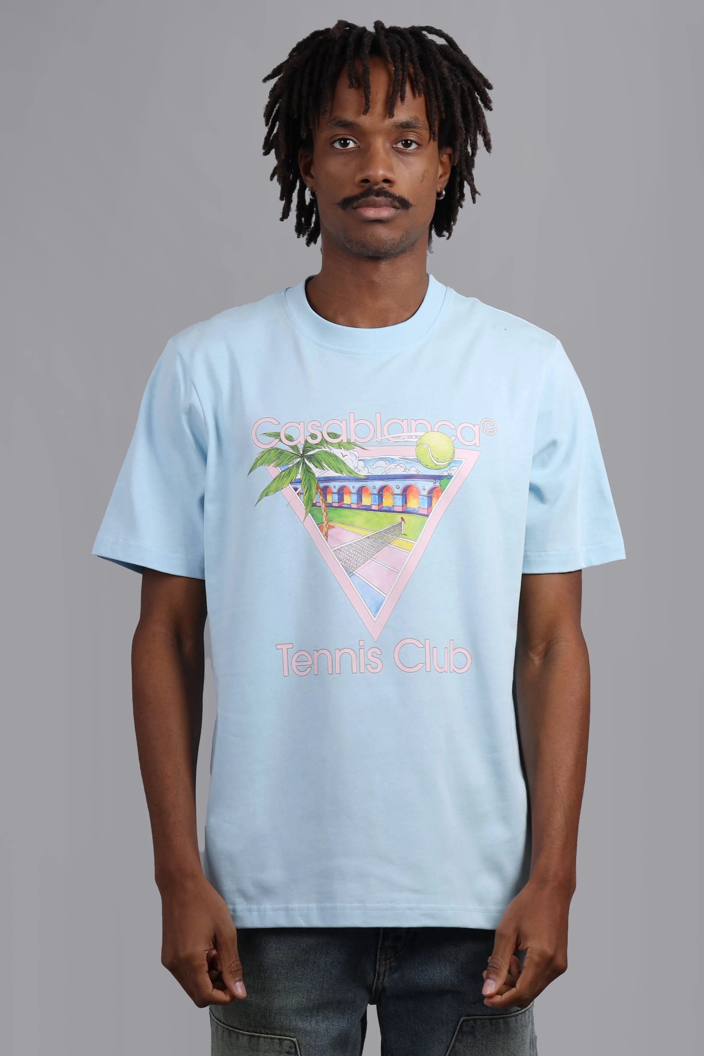Tennis Club Icon Light Blue