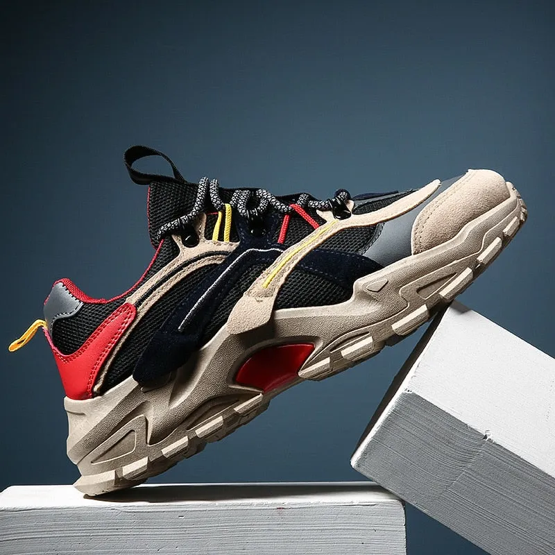 Tennis Sport Color Block Sneakers