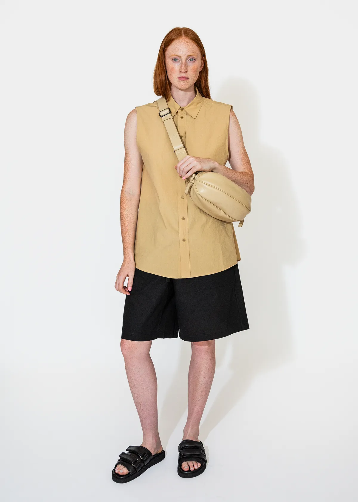 Terracotta Boya Distressed Bag - Oat