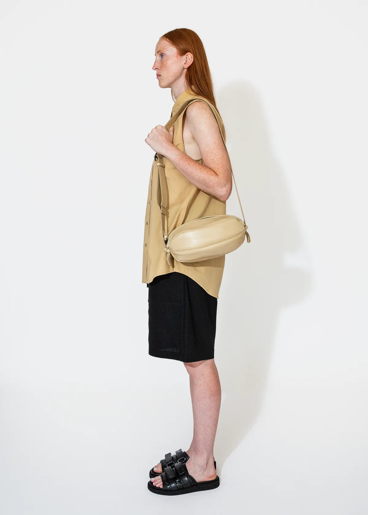 Terracotta Boya Distressed Bag - Oat